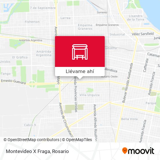 Mapa de Montevideo X Fraga