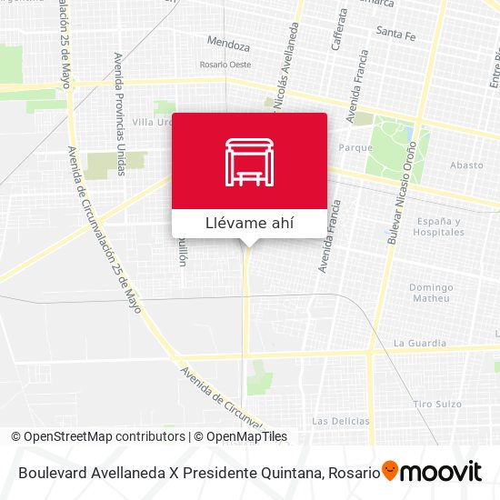 Mapa de Boulevard Avellaneda X Presidente Quintana