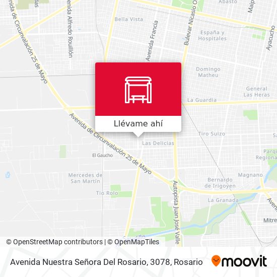 Mapa de Avenida Nuestra Señora Del Rosario, 3078