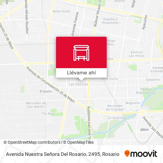 Mapa de Avenida Nuestra Señora Del Rosario, 2495