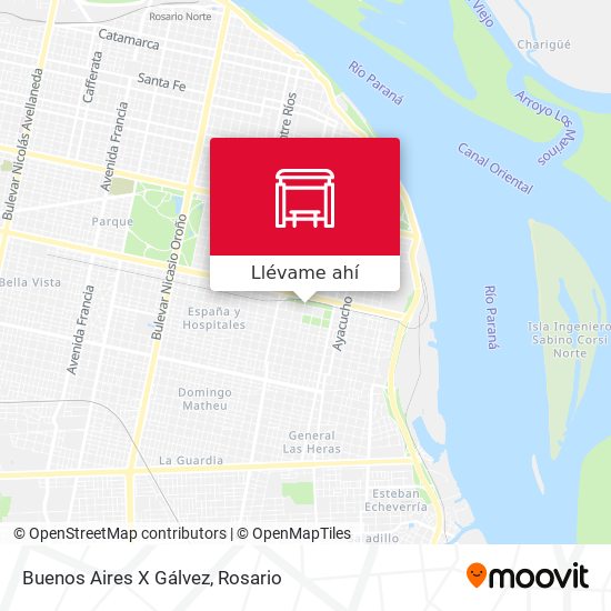 Mapa de Buenos Aires X Gálvez