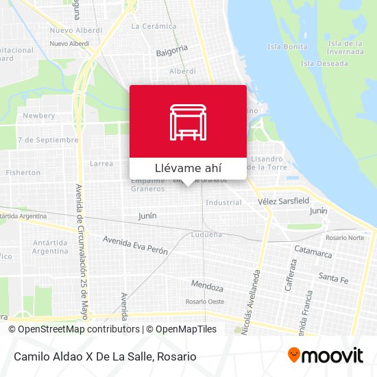 Mapa de Camilo Aldao X De La Salle
