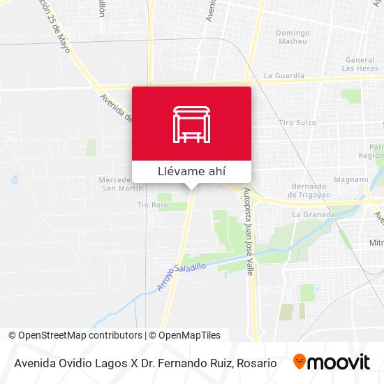 Mapa de Avenida Ovidio Lagos X Dr. Fernando Ruiz