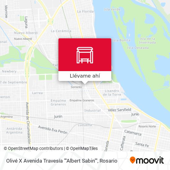 Mapa de Olivé X Avenida Travesía ""Albert Sabin""