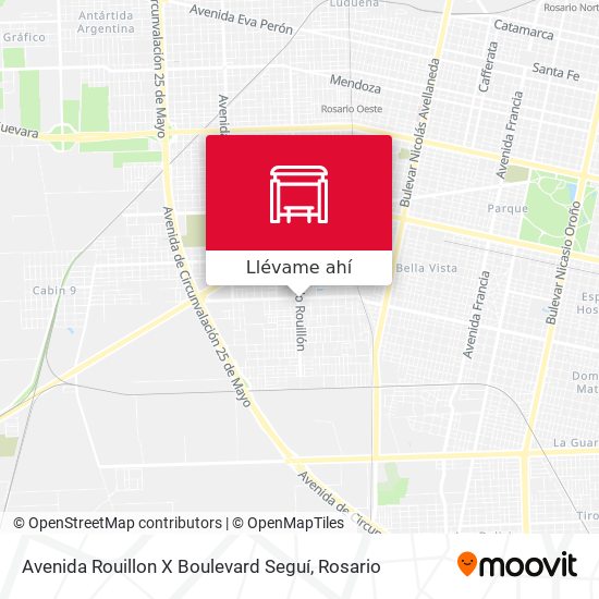 Mapa de Avenida Rouillon X Boulevard Seguí