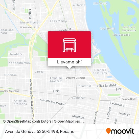 Mapa de Avenida Génova 5350-5498
