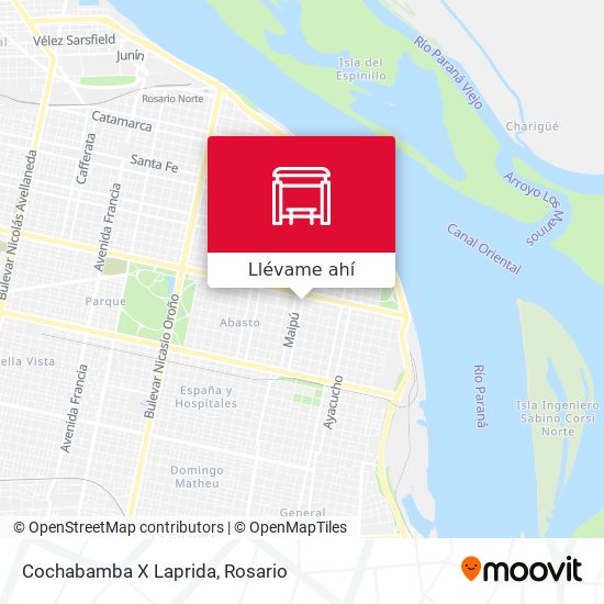 Mapa de Cochabamba X Laprida