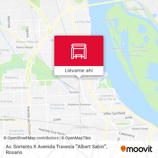 Mapa de Av. Sorrento X Avenida Travesía ""Albert Sabin""