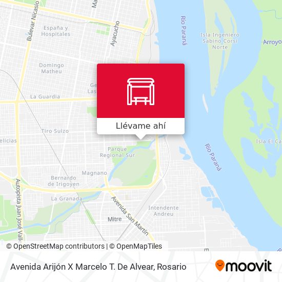 Mapa de Avenida Arijón X Marcelo T. De Alvear