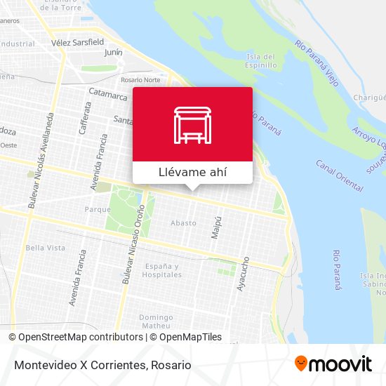 Mapa de Montevideo X Corrientes