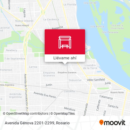 Mapa de Avenida Génova 2201-2299