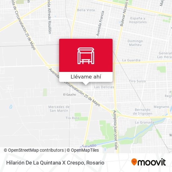 Mapa de Hilarión De La Quintana X Crespo