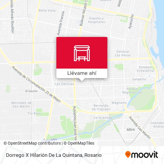 Mapa de Dorrego X Hilarión De La Quintana