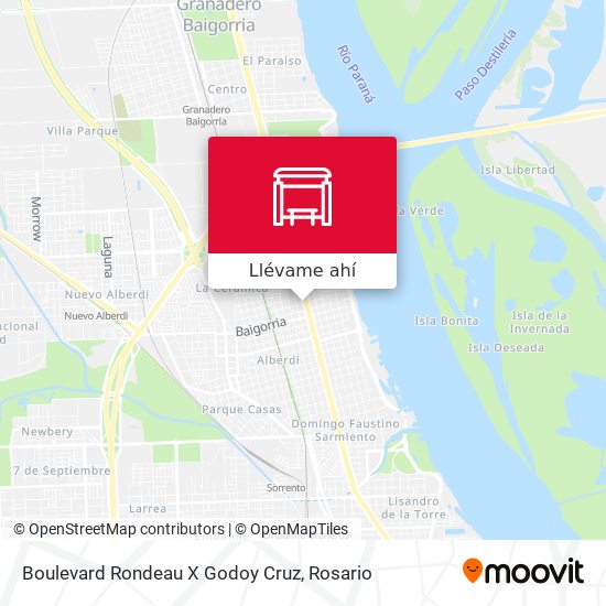 Mapa de Boulevard Rondeau X Godoy Cruz
