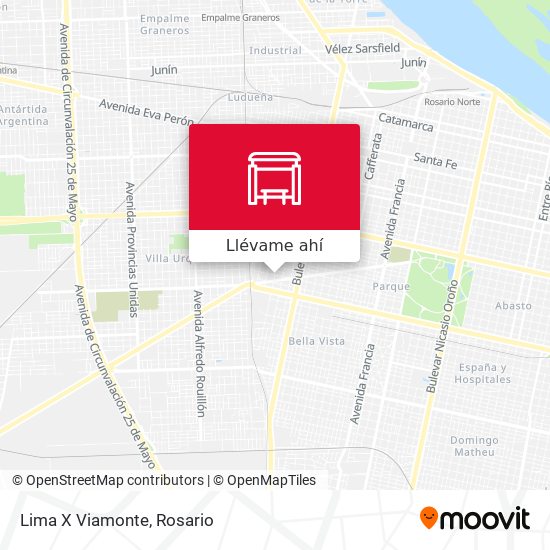 Mapa de Lima X Viamonte