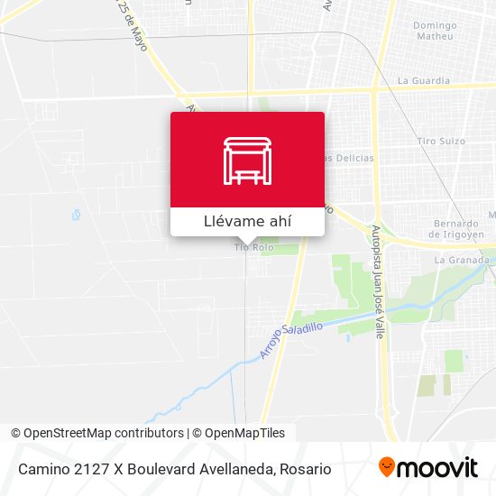 Mapa de Camino 2127 X Boulevard Avellaneda