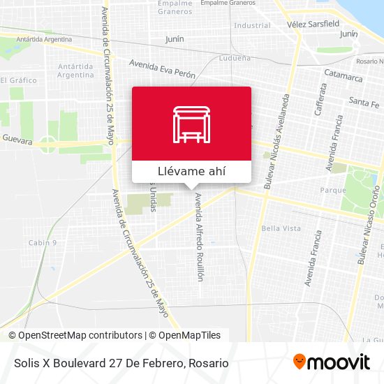 Mapa de Solis X Boulevard 27 De Febrero