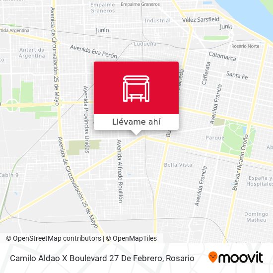 Mapa de Camilo Aldao X Boulevard 27 De Febrero