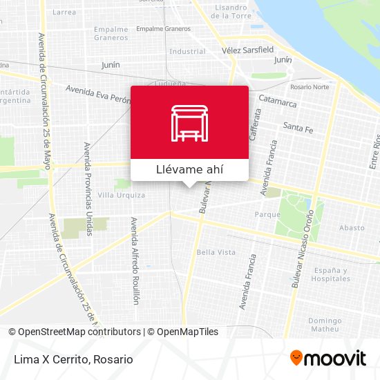 Mapa de Lima X Cerrito