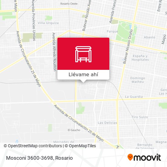 Mapa de Mosconi 3600-3698