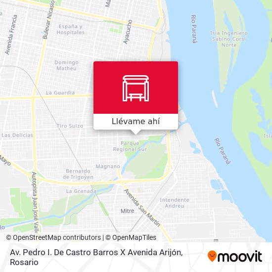 Mapa de Av. Pedro I. De Castro Barros X Avenida Arijón