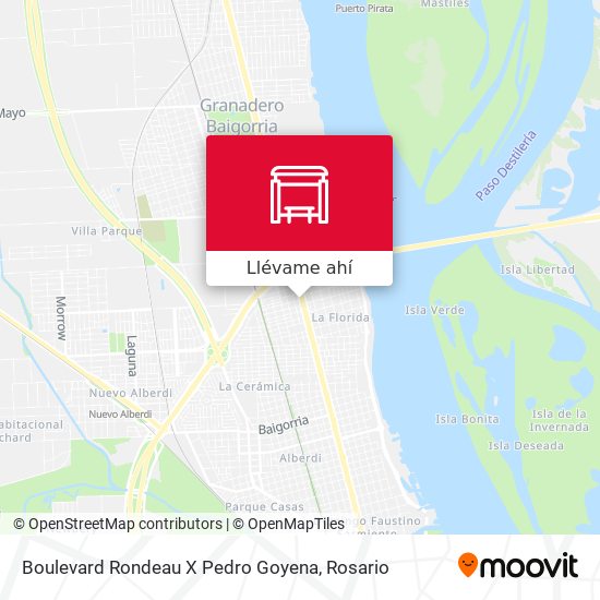 Mapa de Boulevard Rondeau X Pedro Goyena