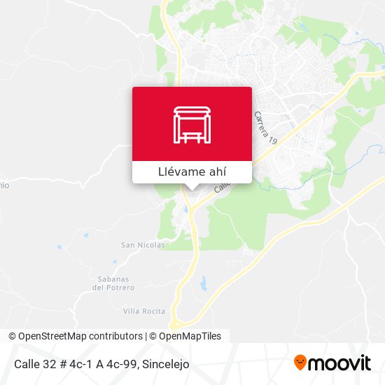 Mapa de Calle 32 # 4c-1 A 4c-99