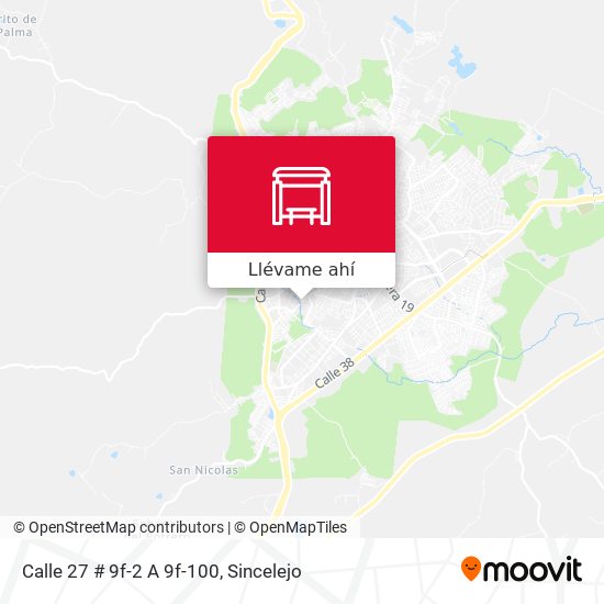 Mapa de Calle 27 # 9f-2 A 9f-100