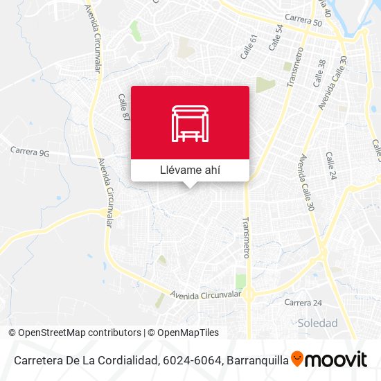 Mapa de Carretera De La Cordialidad, 6024-6064