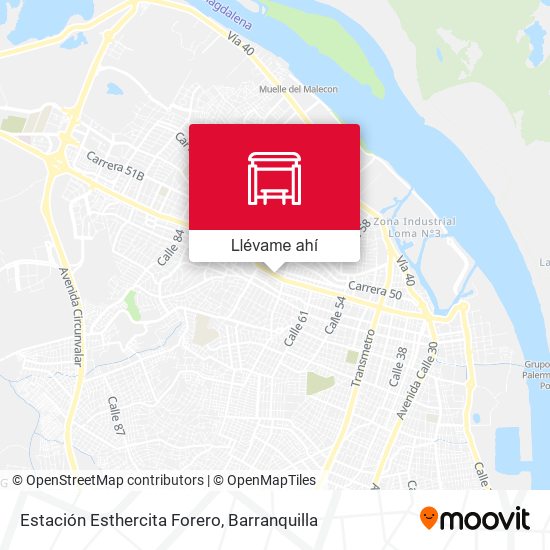 Mapa de Estación Esthercita Forero