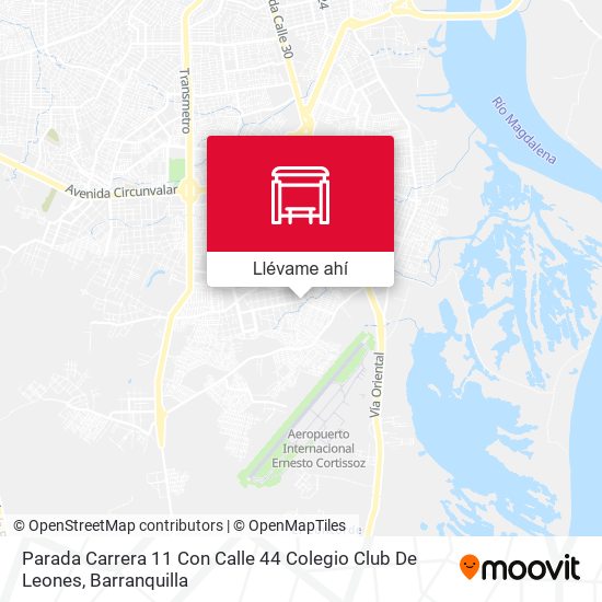 Cómo llegar a Carrera 11 Con Calle 44 Colegio Club De Leones en  Barranquilla en Autobús?