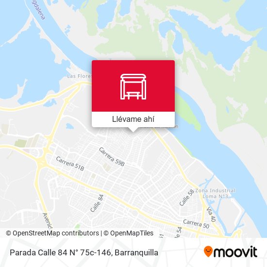 Mapa de Parada Calle 84 N° 75c-146