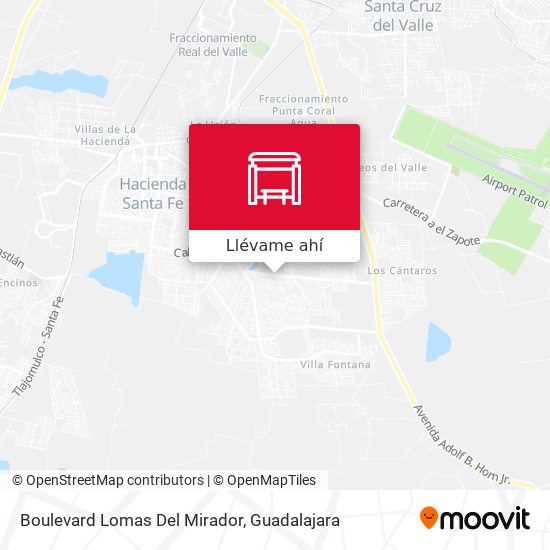 Mapa de Boulevard Lomas Del Mirador