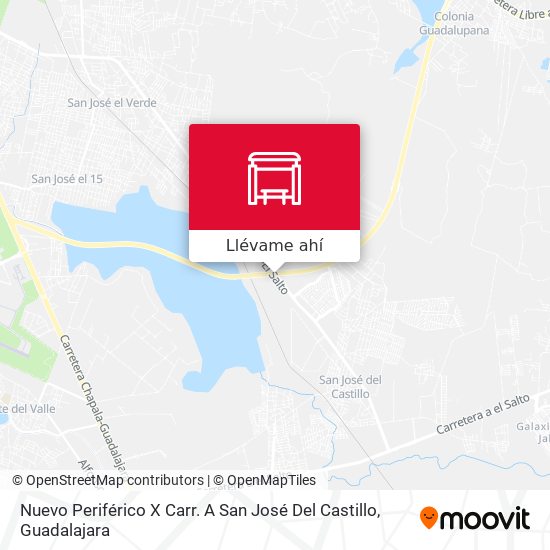 Mapa de Nuevo Periférico X Carr. A San José Del Castillo