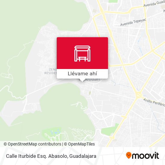 Mapa de Calle Iturbide Esq. Abasolo