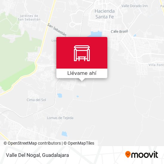 Mapa de Valle Del Nogal