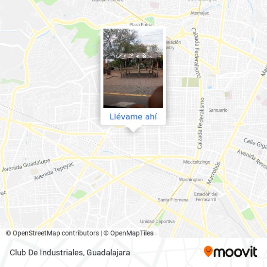 Cómo llegar a Club De Industriales en Guadalajara en Autobús o Tren?