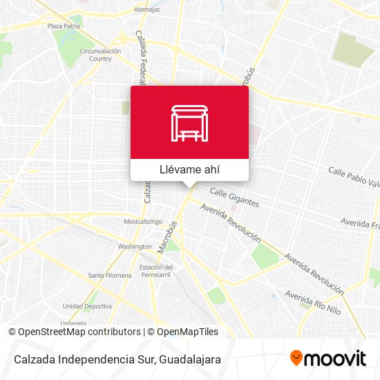 Mapa de Calzada Independencia Sur