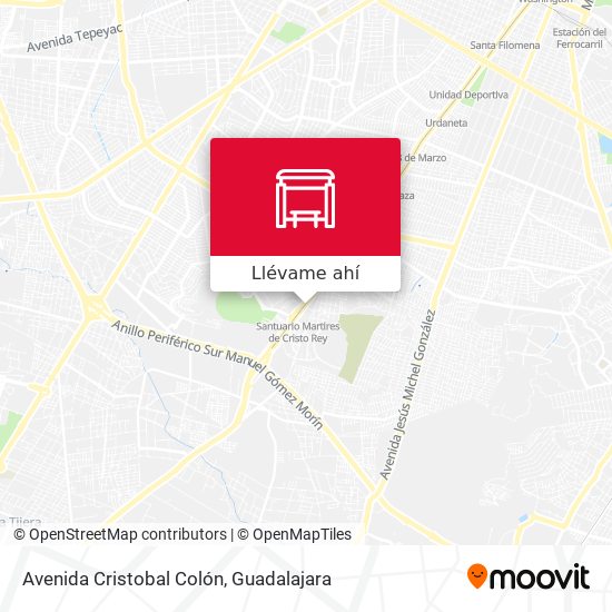 Mapa de Avenida Cristobal Colón