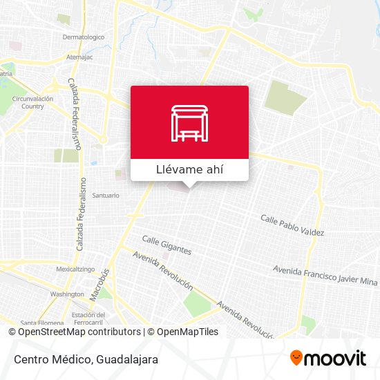 Mapa de Centro Médico