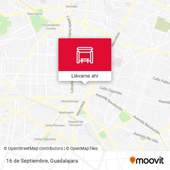 Mapa de 16 De Septiembre