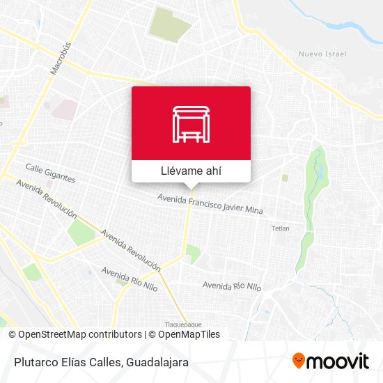 Mapa de Plutarco Elías Calles