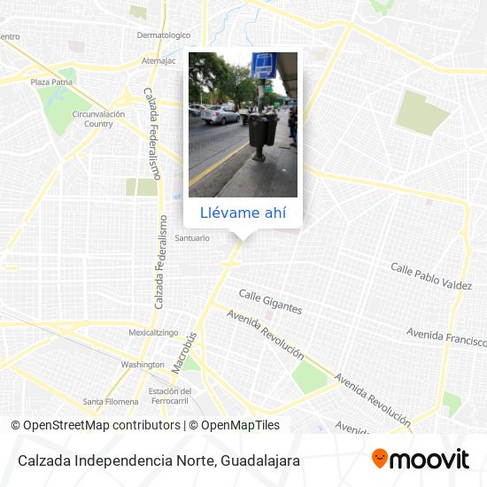 Cómo llegar a Calzada Independencia Norte en Guadalajara en Autobús o Tren?