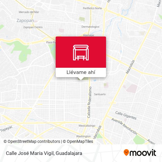 Mapa de Calle José María Vigil