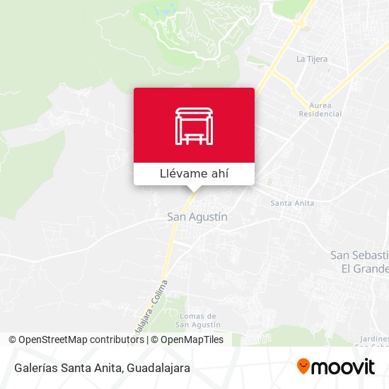 Mapa de Galerías Santa Anita