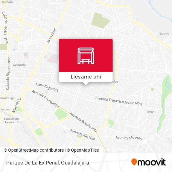 Mapa de Parque De La Ex Penal