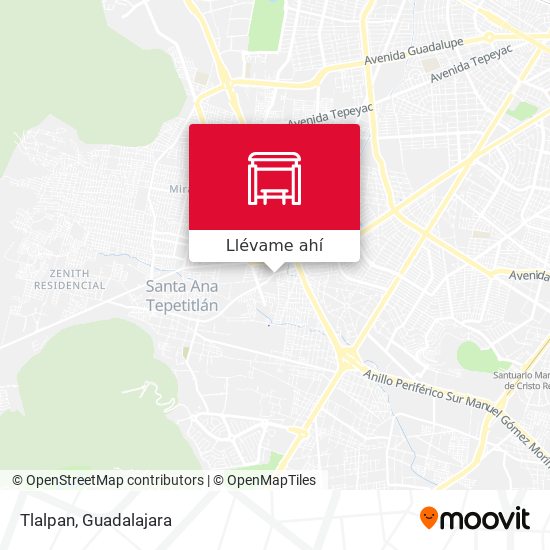 Mapa de Tlalpan