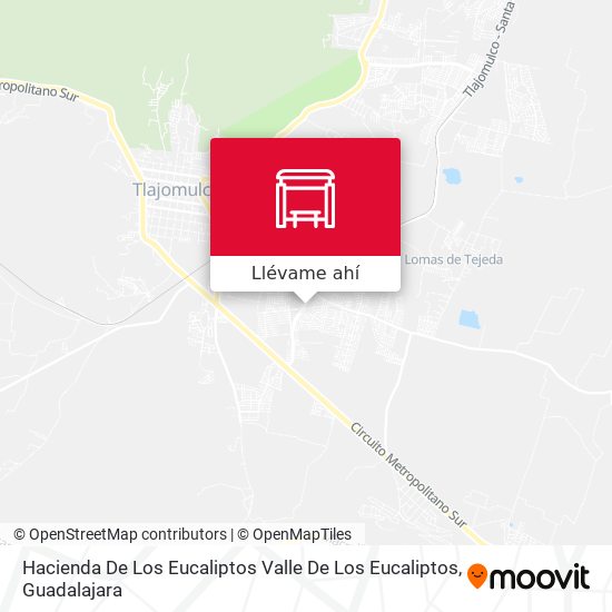 Mapa de Hacienda De Los Eucaliptos Valle De Los Eucaliptos