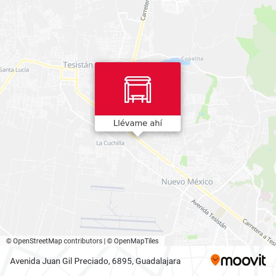 Mapa de Avenida Juan Gil Preciado, 6895