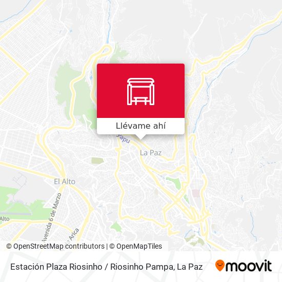 Mapa de Estación Plaza Riosinho / Riosinho Pampa